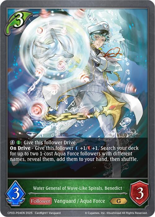 Water General of Wave-Like Spirals, Benedict - P04EN (Foil)