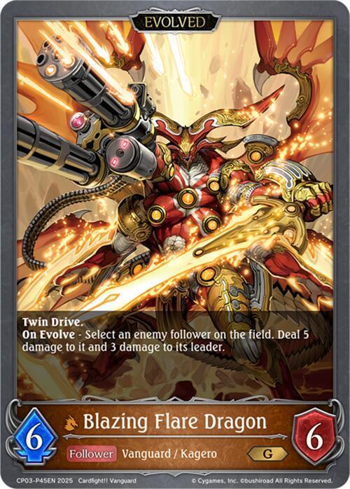 Blazing Flare Dragon - P45EN (Foil)