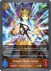 Dragon Monk, Genjo - P56EN (Foil) - Shadowverse: Evolve CP03: Cardfight!! Vanguard trading card