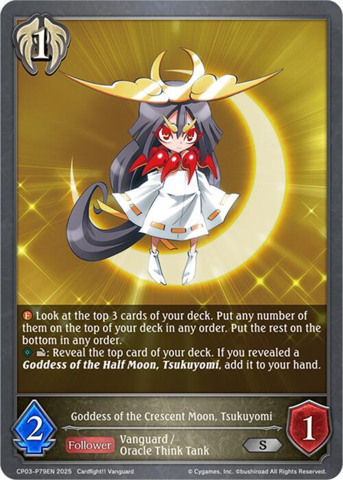 Goddess of the Crescent Moon, Tsukuyomi - P79EN (Foil) - CP03