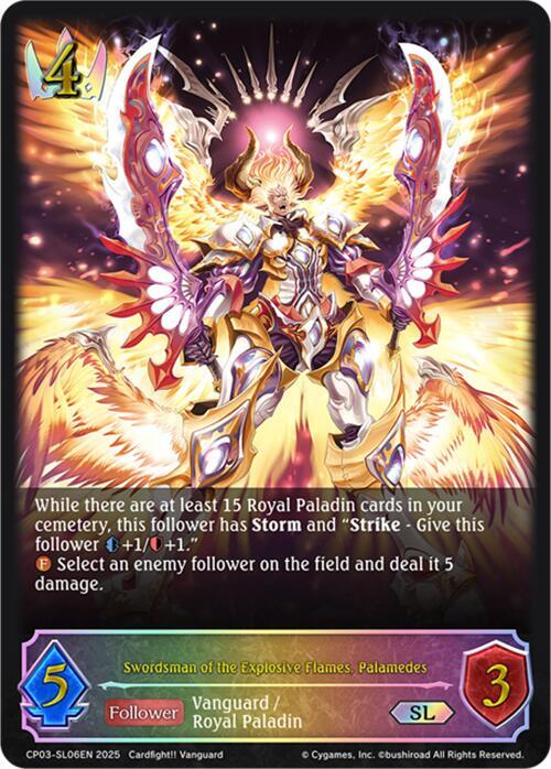 Swordsman of the Explosive Flames, Palamedes (SL)