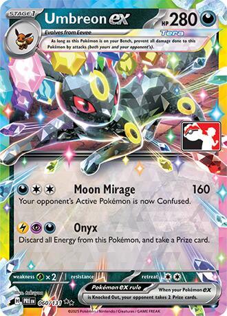 Umbreon ex 060/131 from Prize Pack Series Cards