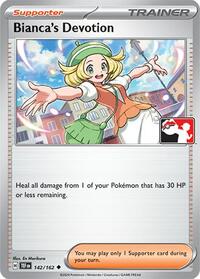 Bianca's Devotion #142/162 from Prize Pack Series Cards Pokemon card image