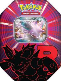 Team Rocket Tin [Team Rocket's Nidoking ex] (International Version) from Miscellaneous Cards & Products Pokemon card image