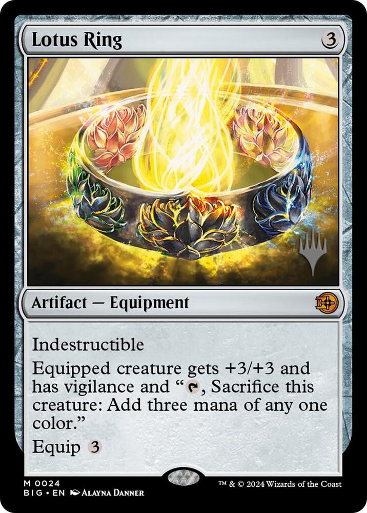 Lotus Ring #24p — The Big Score Promos