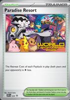 【超希少】 美品TOP8 ポケカWCS2024 Paradise Resort Pokemon - Paradise Resort - SVP150 - TOP 32 - World