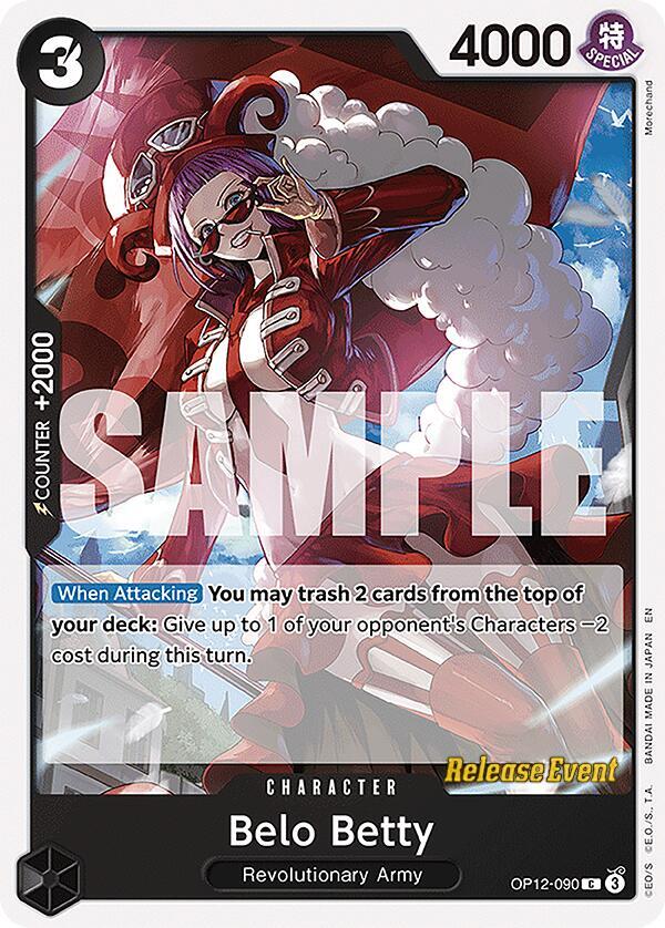 Belo Betty - Legacy of the Master Release Event Cards - One Piece