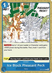 Ice Block Pheasant Peck - Legacy Of The Master Release Event Cards