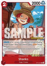 Shanks (007) - Legacy Of The Master Release Event Cards