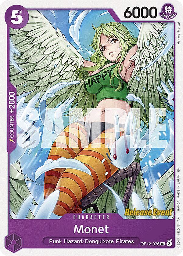 Monet - Legacy of the Master Release Event Cards - One Piece Card