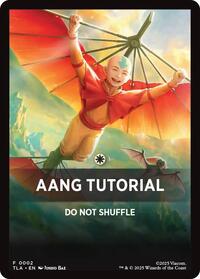Aang Tutorial Theme Card - Avatar: The Last Airbender - Magic: The Gathering card