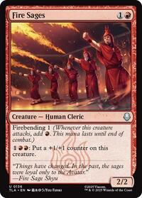 Fire Sages - Avatar: The Last Airbender - Magic: The Gathering card