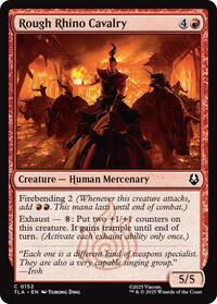 Rough Rhino Cavalry - Avatar: The Last Airbender - Magic: The Gathering card