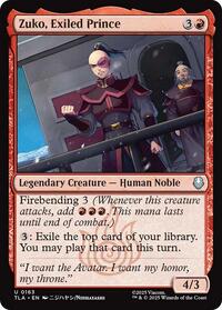 Zuko, Exiled Prince
