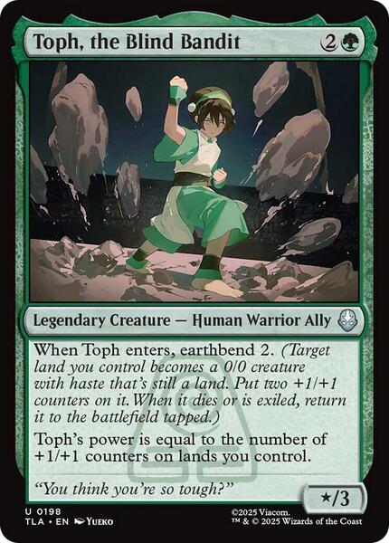 best earthbending cards mtg Custom Toph Beifong card in Magic: The Gathering Here's an Earthbending commander you