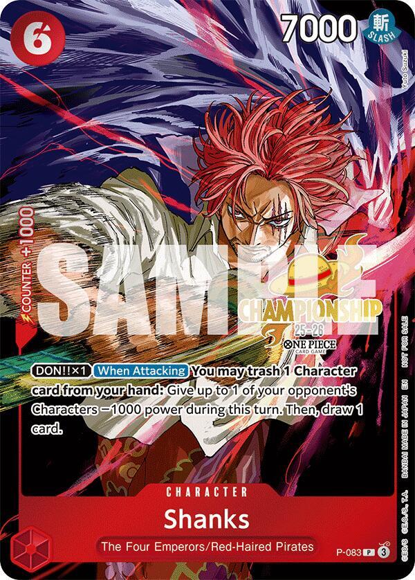 Shanks (CS 25-26 Event Pack) - One Piece Promotion Cards - One