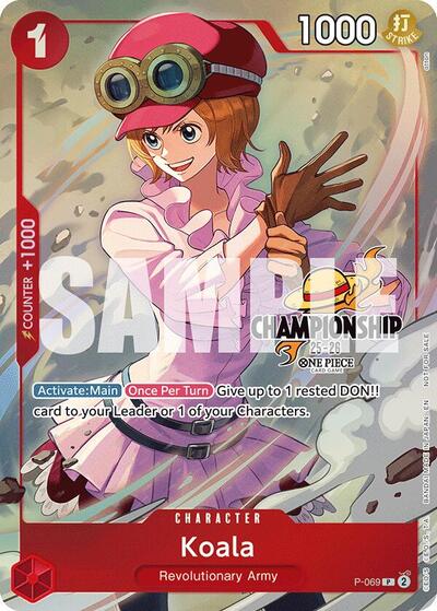 Koala (CS 25-26 Event Pack Finalist Ver.) One Piece Promotion Cards PR One Piece card — value and price
