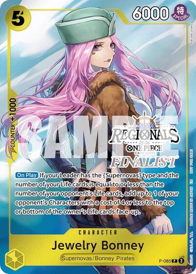 Jewelry Bonney (Online Regional Finalist Card Set 2025 Vol.2) One Piece Promotion Cards PR One Piece card — value and price