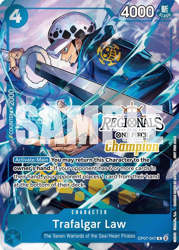 Trafalgar Law (047) Online Regional Champion Card Set 2025 Vol.2