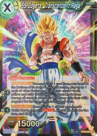 SS Gogeta, Transcendent Rage card art