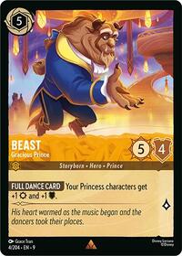 Beast - Gracious Prince - Fabled - Lorcana card