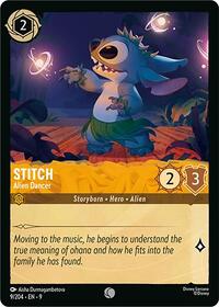 Stitch - Alien Dancer - Fabled - Lorcana card