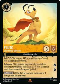 Pluto - Determined Defender - Fabled - Lorcana card