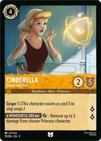 Cinderella - Gentle and Kind - Fabled - Lorcana card