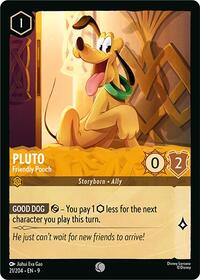 Pluto - Friendly Pooch - Fabled - Lorcana card