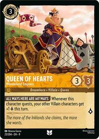 Queen of Hearts - Wonderland Empress card