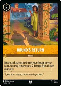 Bruno's Return - Fabled - Lorcana card