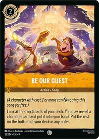 Be Our Guest - Fabled - Lorcana card