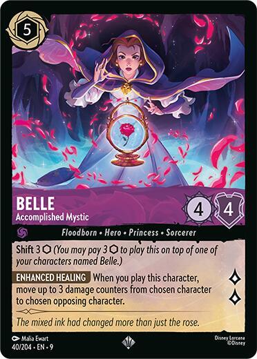 ロルカナ　BELLE Belle - Accomplished Mystic - Fabled - Disney Lorcana - TCGplayer.com