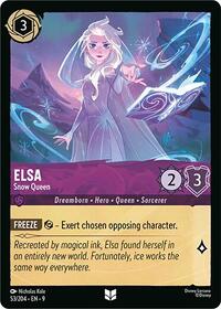 Elsa - Snow Queen - Fabled - Lorcana card