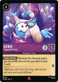 Genie - Supportive Friend - Fabled - Lorcana card