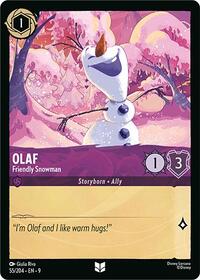 Olaf - Friendly Snowman - Fabled - Lorcana card