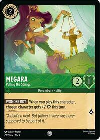 Megara - Pulling the Strings - Fabled - Lorcana card