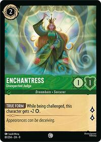 Enchantress - Unexpected Judge - Fabled - Lorcana card
