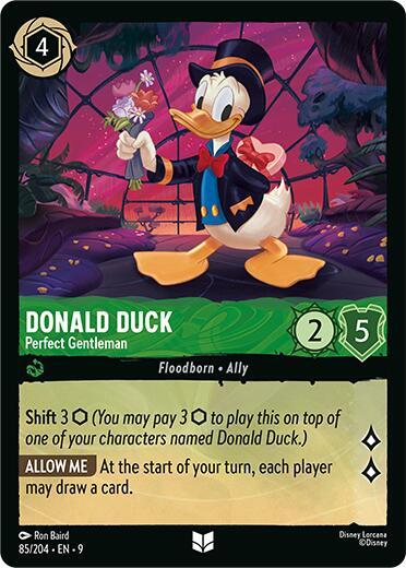 Donald Duck - Perfect Gentleman - Fabled - Disney Lorcana