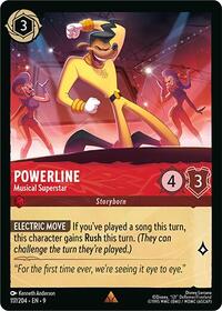 Powerline - Musical Superstar - Fabled - Lorcana card