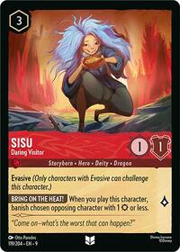 Sisu - Daring Visitor - Fabled - Lorcana card