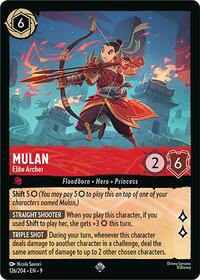 Mulan - Elite Archer - Fabled - Lorcana card