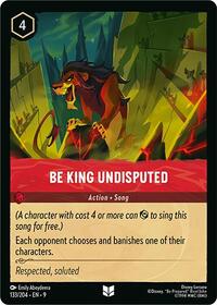 Be King Undisputed - Fabled - Lorcana card