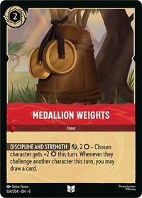 Medallion Weights - Fabled - Lorcana card