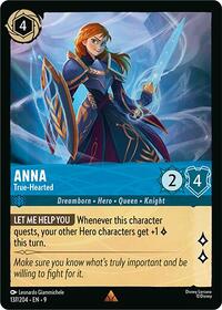 Anna - True-Hearted - Fabled - Lorcana card