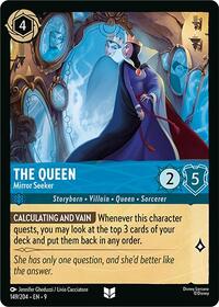 The Queen - Mirror Seeker - Fabled - Lorcana card