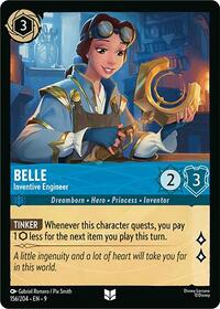 Belle - Inventive Engineer - Fabled - Lorcana card