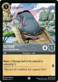 Eeyore - Overstuffed Donkey - Fabled - Lorcana card