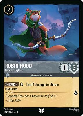 Robin Hood - Capable Fighter