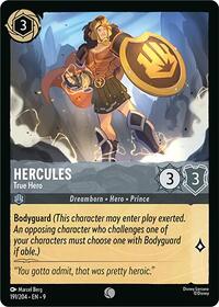 Hercules - True Hero - Fabled - Lorcana card